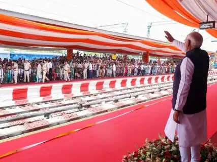 PM Narendra Modi Dedicates 22 World Class Amrit Bharat Railway Stations To The Nation In Mega Transformation Drive