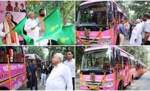 Bihar’s Public Transport Upgrade: 32 High-Tech Deluxe Buses Reach Patna Safety First with Panic Buttons
