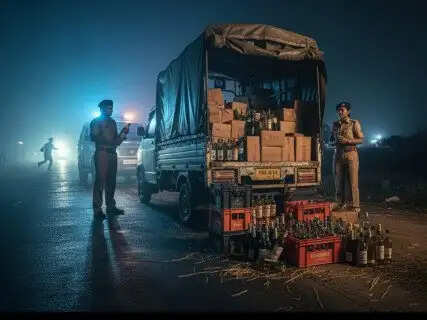 Jharkhand Police Intercept Massive Consignment, Seize Illicit Liquor Worth Over ₹1 Crore In Latehar