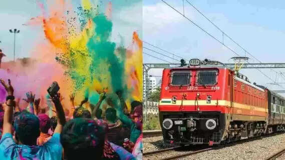 Returning home for Holi is difficult, with long waiting lists for trains arriving from metropolises; special trains the only option