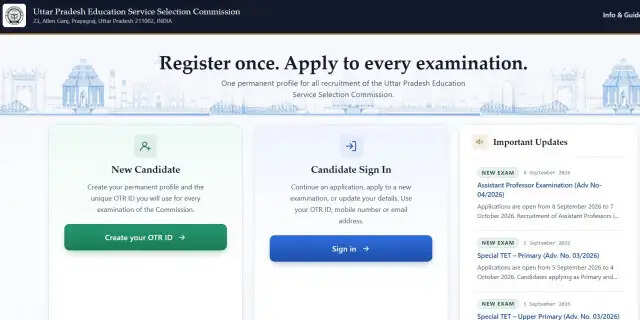 Recruitment advertisement released for 1,936 Assistant Professor posts, Applications begin