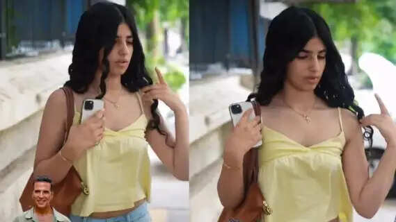 Akshay Kumar’s Daughter Nitara Debuts New Look in Mumbai; Wins Hearts With Her Simplicity
