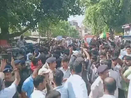 NEET Paper Leak Controversy Triggers Massive Student Protests And Agitation Across Bihar's West Champaran