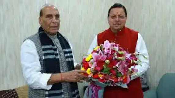 Dhurandhar Dhami: Rajnath Singh Hails Uttarakhand CM's 4-Year Tenure as a Golden Era of Growth