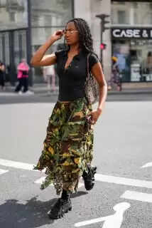 Maxi Skirts & Trainers: The Unexpected Pairing for Effortless Chic