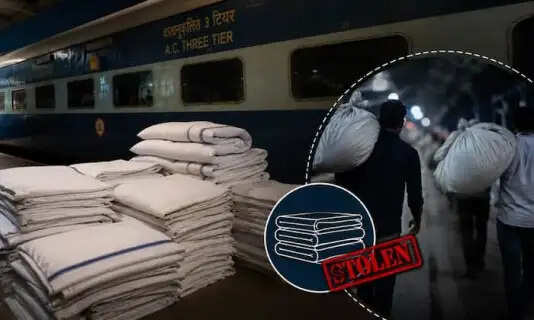 On-Paper Jail vs. On-Train Reality: The ₹104 Crore Bed Linen Theft Crisis Plaguing Indian Railways