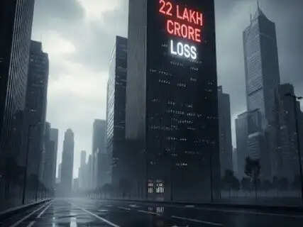 Stock Market Crash: 22.5 lakh crore rupees sink in a matter of hours, did the AI bubble burst