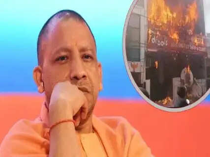 Aliganj fire: CM Yogi asks LDA VC for a complete report on actions against illegal construction