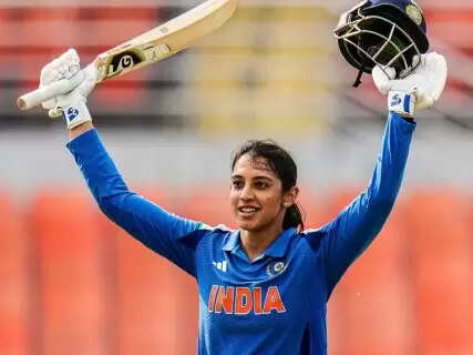Indian women's cricket team : Mandhana's Brilliant Century Powers India to a Record-Breaking Total Against Australia