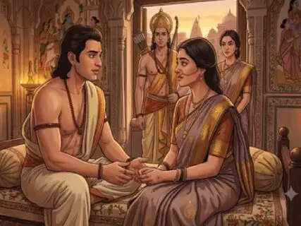 This is the reason why Lakshmana's wife Urmila did not go to exile during the Ramayana period