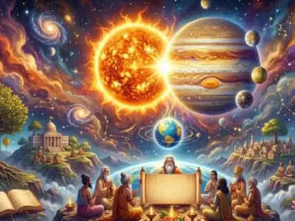Rare Sun-Jupiter Conjunction Forms Auspicious 'Guru Aditya Rajyoga' on July 16 to Unleash Wealth and Success