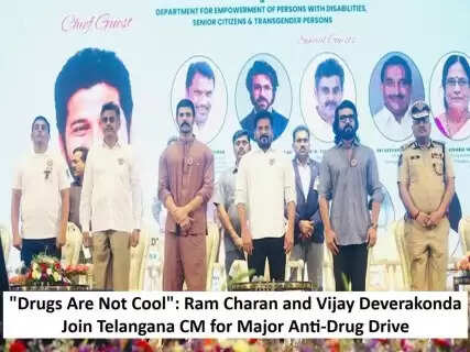 "Drugs Are Not Cool": Ram Charan and Vijay Deverakonda Join Telangana CM for Major Anti-Drug Drive