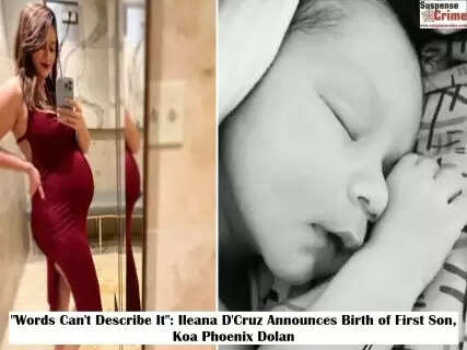 "Words Can't Describe It": Ileana D'Cruz Announces Birth of First Son, Koa Phoenix Dolan